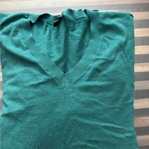Torrid Women's Teal V-Neck Sweater